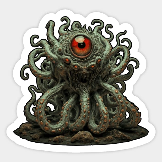 Shoggoth from the Cthulhu Mythos #2 Sticker by InfinityTone